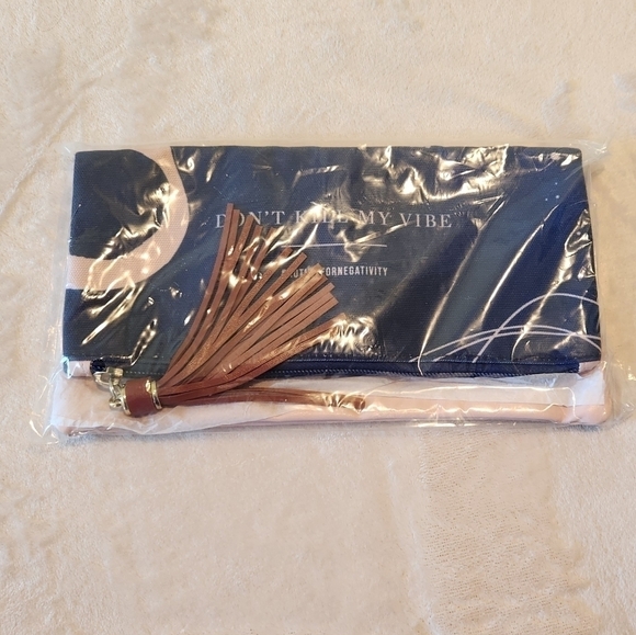 Don't Kill My Vibe Clutch Pouch - Picture 2 of 11